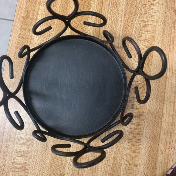 🆕 Candle  Holder - Wrought Iron, beautiful! - Picture 2 of 5